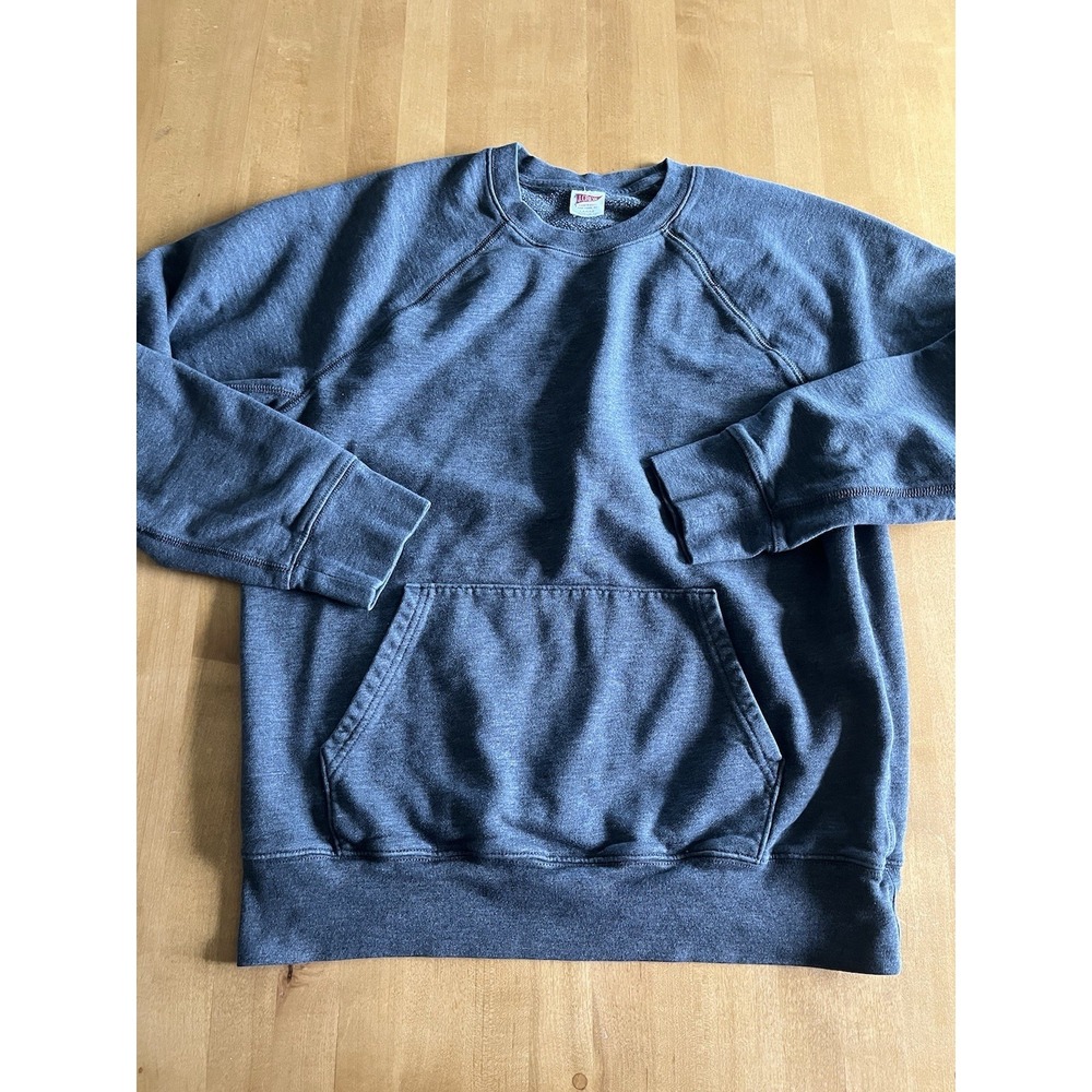 Vtg J. Crew Grey‎ Sportswear Crewneck Sweatshirt Heritage Men's Size Large